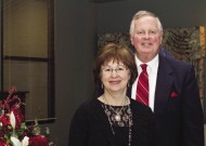 President Loren Swartzendruber ’76, MDiv ’79, DMin, with his wife Pat