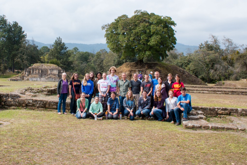 Group at Iximche
