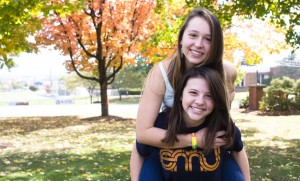 Alicia (top) and Katrina Poplett. (Photo by Randi Hagi)