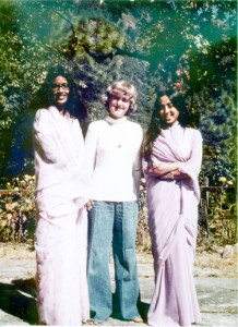 A 1978 photo taken at Woodstock School, the day before the Brenneman family moved back to the United States. Kim Brenneman is with close friends Anita Sundaram (on m right) and Shahnaz Kapadia (on my left, who is now deceased).