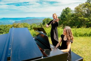 Pianist Maurita Eberly and violinist Tara Davis accompanied the choir in the video. The use of the Baldwin grand piano was donated by Gary Kerlin, of Gary's Pianos in Harrisonburg.