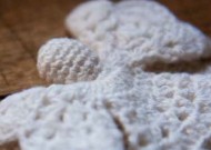 One story told in a recent STAR seminar: Denied art supplies, an inmate in a state prison pulled threads out of prison towels and made the angel above, plus many more, to give away.