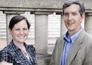 Rebecca Stone, MA '11, and Dave Saunier, MA '04, of Central Virginia Restorative Justice, headquartered in Charlottesville