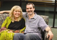 Professors Carolyn and Carl Stauffer. (Photo by Bonnie Price Lofton.)
