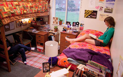 Cedarwood dorm room