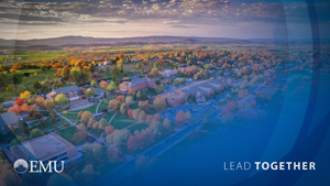 Lead together campus aerial background