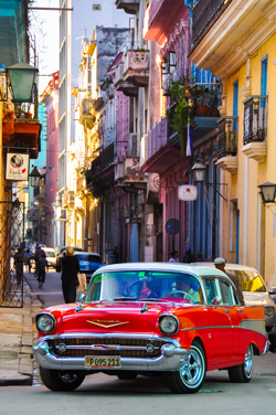 Cuba downtown street