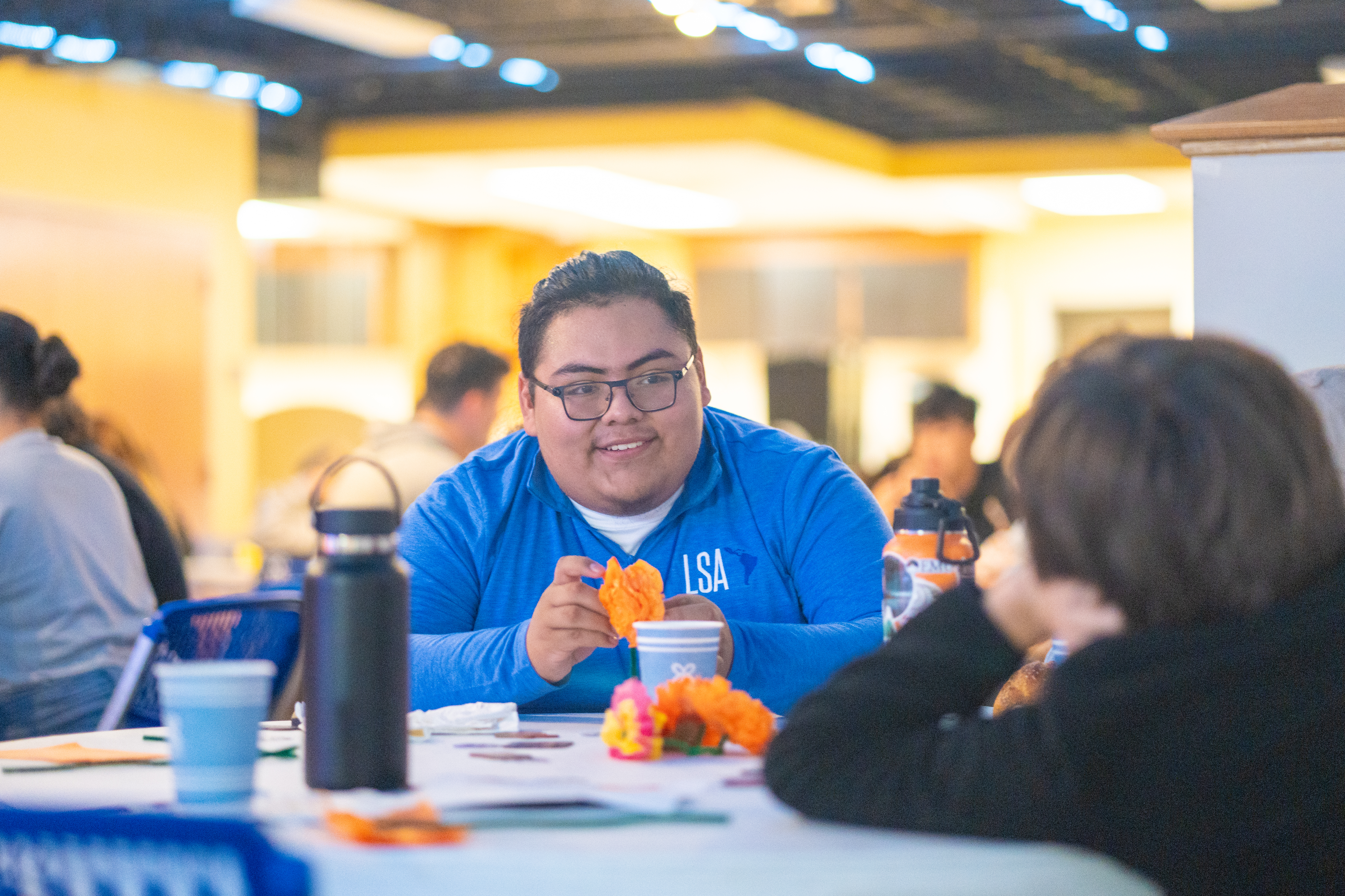Cafeteria workers at EMU 