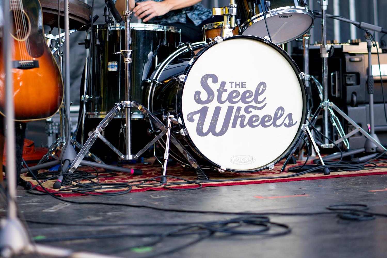 Steel Wheels drum head