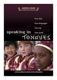 speaking in tongues movie poster