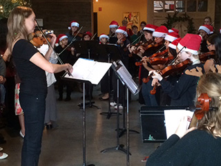 city strings practices for Christmas