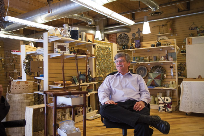 Rick Rutt '84 began handling and extracting data for research projects while doing voluntary service with Eastern Mennonite Missions at University of Alabama in Birmingham. Now he's at Ten Thousand Villages.