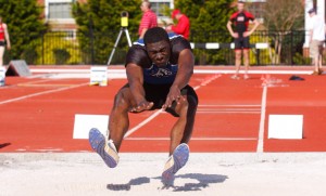 EMU track and field student-athlete Michael Allen